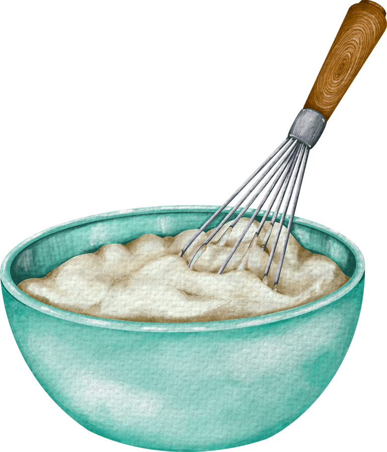 Mixing Bowl with Cake Batter